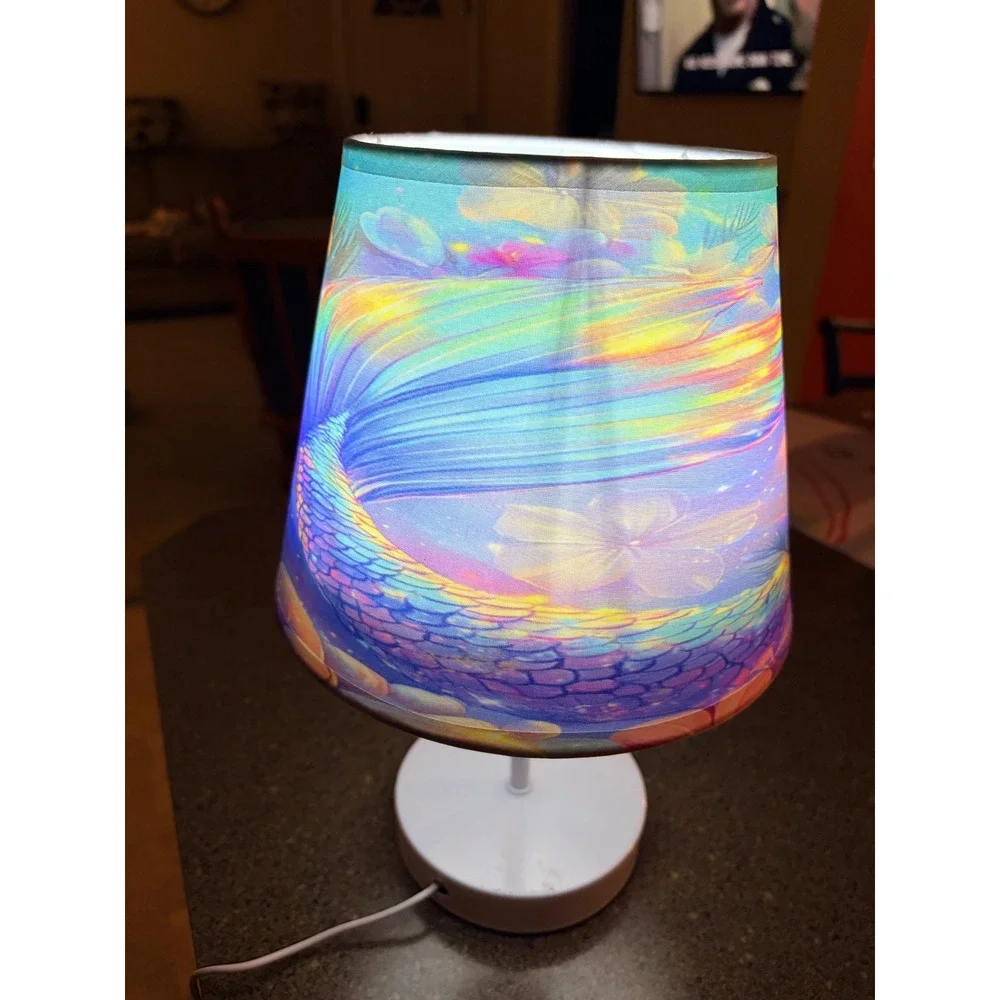 Mermaid‎ Jellyfish Ocean Lamp Kids Night Light USB Powered LED